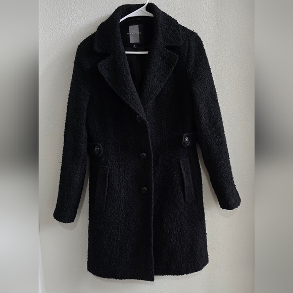 Miss Gallery Black Jacket with side belts and button front size medium - Picture 1 of 7